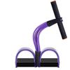 Resistance Trainers Home Fitness Latex Tube Resistance Bands Pink / Purple Pedal Exerciser Sit Up Pull Rope