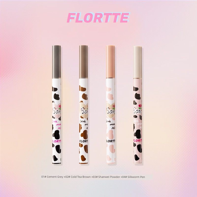 

Flortte Gift Box FLORTTE Wow Good Makeup 4 Color Eyeliner Pen Sleeping Silkworm Pen Set