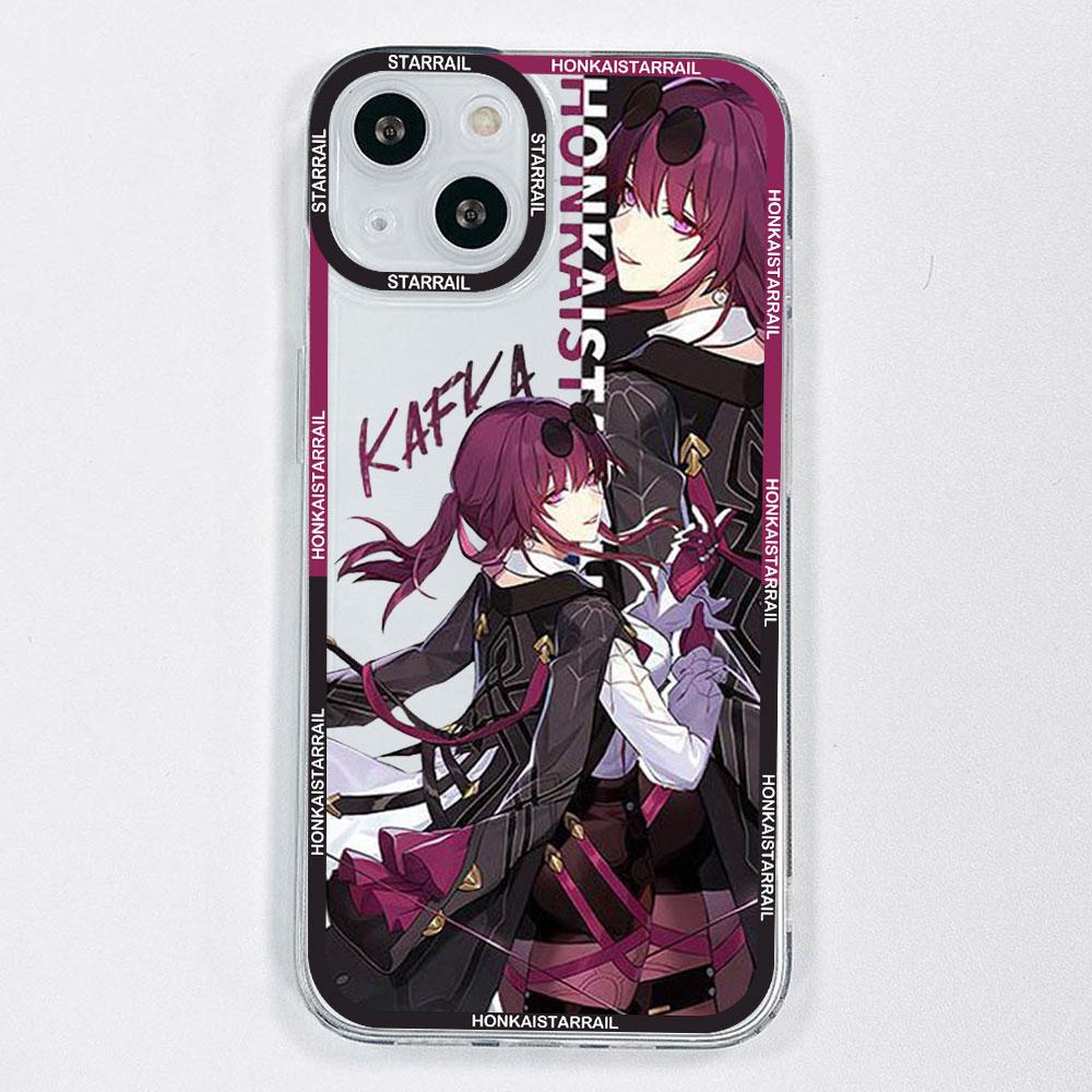

Чехол для телефона Honkai Star Для iPhone 11 12 13 14 15 Pro Max Mini X XR XS MAX 7 8Plus SE Rail Blade Jing Yuan Мягкий прозрачный чехол iPhone X or XS