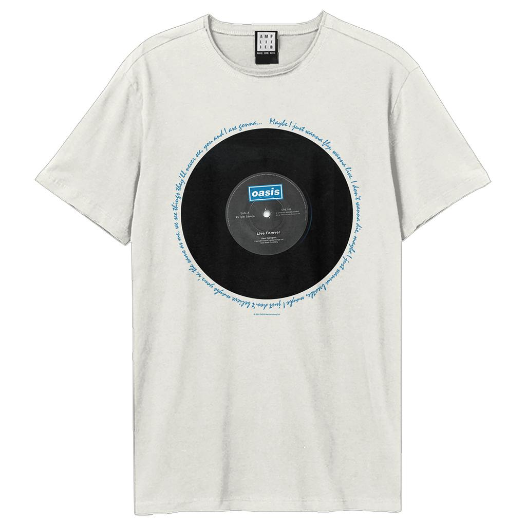 Oasis Unisex Adult Live Forever Oasis T-Shirt