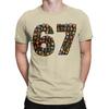 67 Six Seven Italian Brainrot  Men T Shirt  Novelty Tees Short Sleeve Crewneck TShirts Pure Cotton Gift Clothes