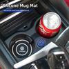 Car-Mounted Silicone Material Double-Ring Water Cup Coaster Anti-slip For VW Passat Golf Tiguan Polo Scirocco Touareg TouranOJ2