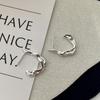 925 Sterling Silver Vintage Earrings For Women Trendy Simple Bump Simple Earring Jewelry Prevent Allergy Party Accessories Gift