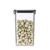 1300ml Airtight Food Container Square Clear Sealed Jar Dry Food Storage Container  Kitchen