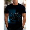 Men's Streetwear Sports 3D Print Loose Round Neck Short Sleeved T-shirt Top