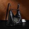 New Women's Bag Three-purpose Bag Single Shoulder Practical Advanced Large-capacity Multi-functional Retro Engraving Bag