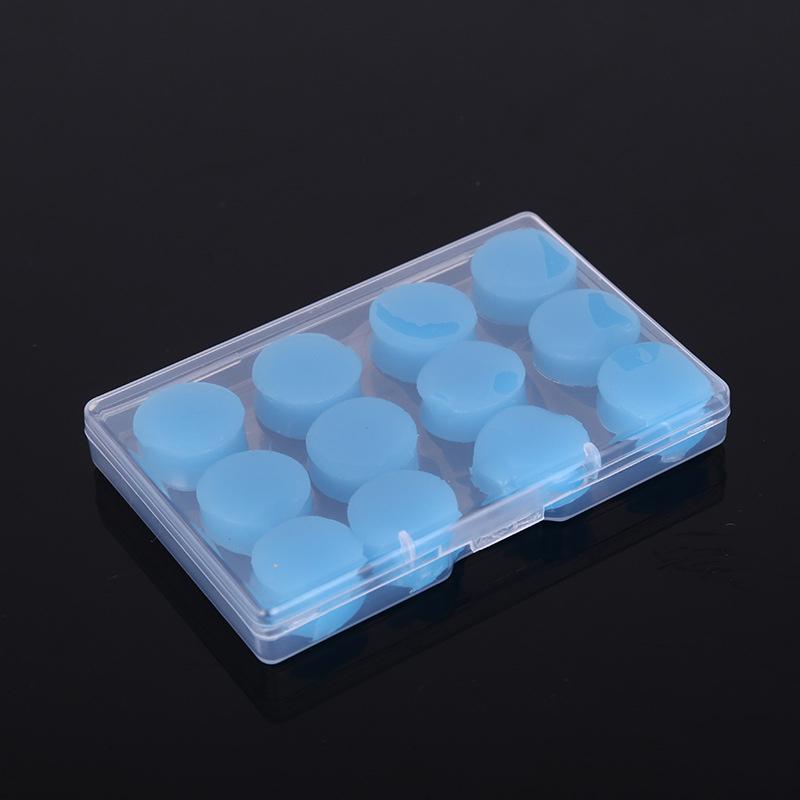 6/12PCS Silicone Ear Plugs Noise Reduction Sleep Anti Canceling Sound Insulation Earplug Protection Sleeping Reusable Ear Plugs