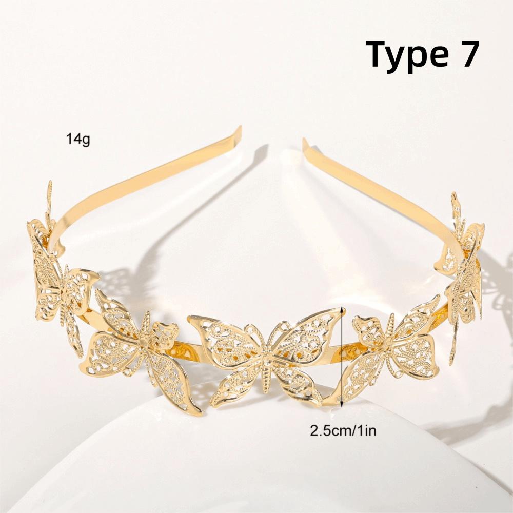 Korean Style Bridal Headpiece Comfort Fit Headwear Retro Hair Crown Wedding Party