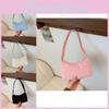 Stylish Solid Color 2024 Spring Women's Small Square Crossbody Bag Soft Corduroy Material