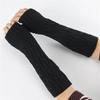A Pair Girl Arm Warmer Gloves Party Decoration Long Knitted Winter Gloves Various Styles Thermo Half-finger Arm