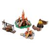 Wolf Knight Warrior Building Blocks – Medieval Castle Horse Soldier Toy with Sword, Axe, Bow, Shield & Cloak for Boys