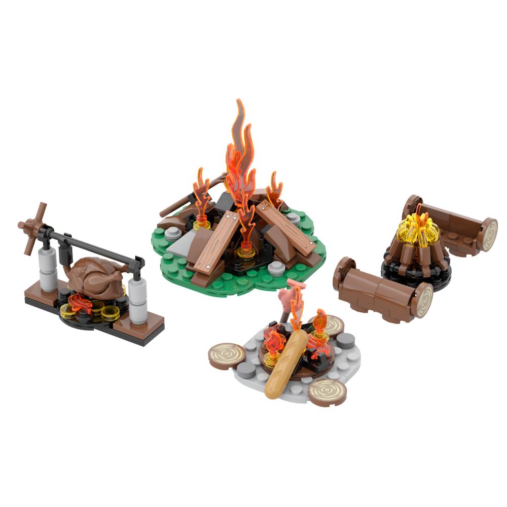 Wolf Knight Warrior Building Blocks – Medieval Castle Horse Soldier Toy with Sword, Axe, Bow, Shield & Cloak for Boys