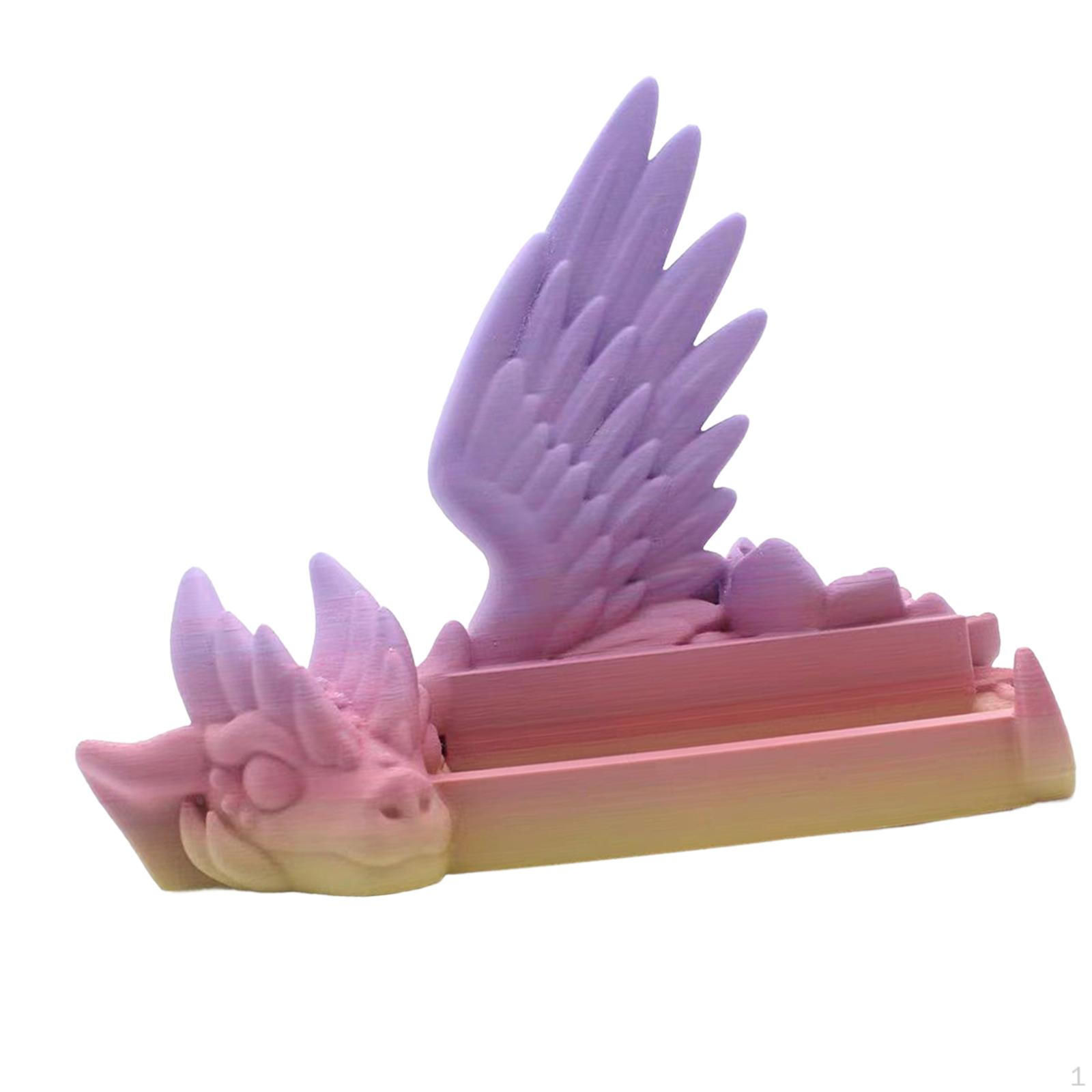 

Подставка для визитных карточек, простой кронштейн, держатель фигурки дракона для столешницы Pink and Violet