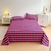 Cotton Polished Sheets Three-piece Set, Pure Cotton Student Dormitory Single Skin-friendly Sheets Three-piece Set