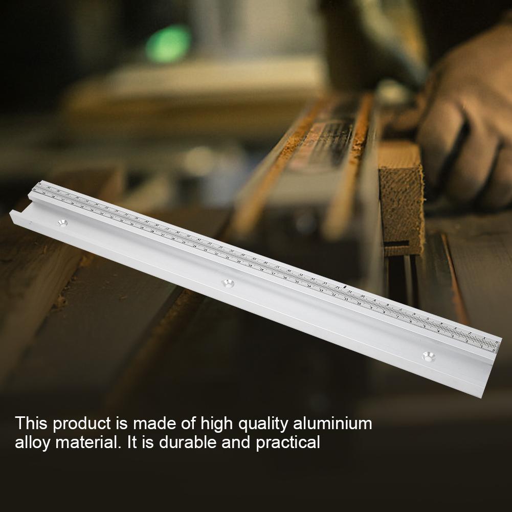 1Pcs Aluminum Alloy T Tracks With Scale Miter Woodworking Slider Woodworking Tools 400mm
