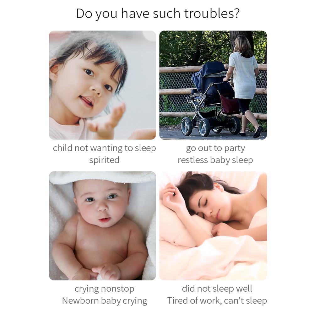 Portable Baby Sleep Machine White Noise Sound Machine for Baby Sleeping 26 Soothing Sounds 15Celsius30Celsius60Celsius90min Timer Built-in LED Night L