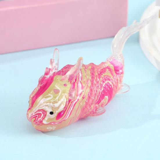 Fish Squeeze Toy Slow-Rising TPR Fidget for Stress Relief Cute Fish-Shaped Decompression Gadget for Kids Adults