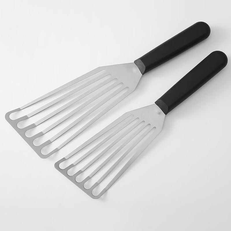 Abay Small Stainless Steel Frying Spatula Set, 2-Pack