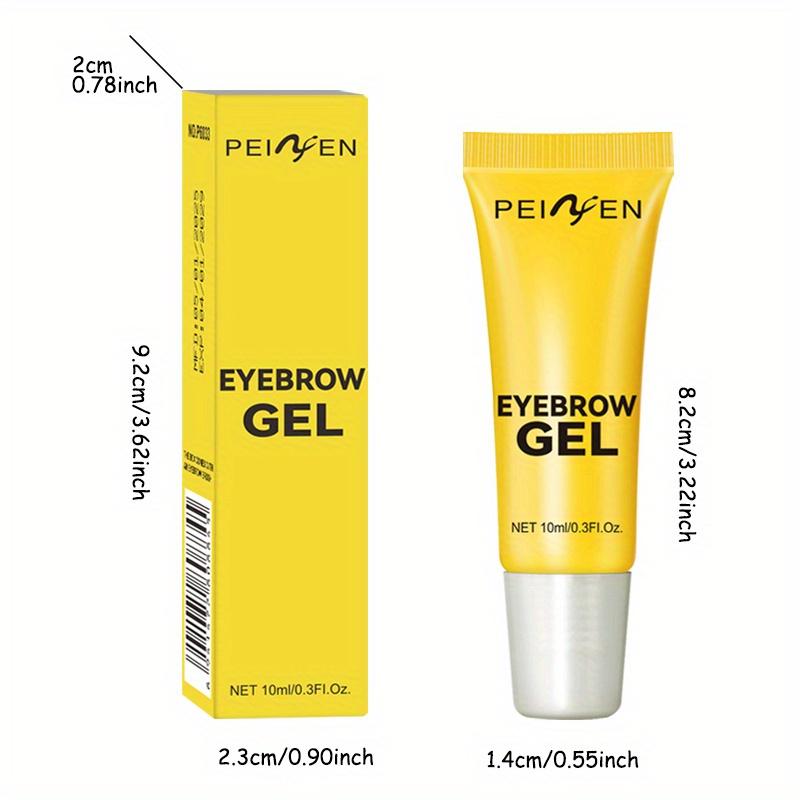 Eyebrow Styling Gel with A Brush Applicator, Strong-hold Eyebrow Gel, Clear Eyebrow Styling Gel—waterproof, Sweat-resistant, and Long-lasting