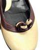 Used Emilio Pucci Pumps / Ballet Flatspumps beige/Bordeaux leather Women