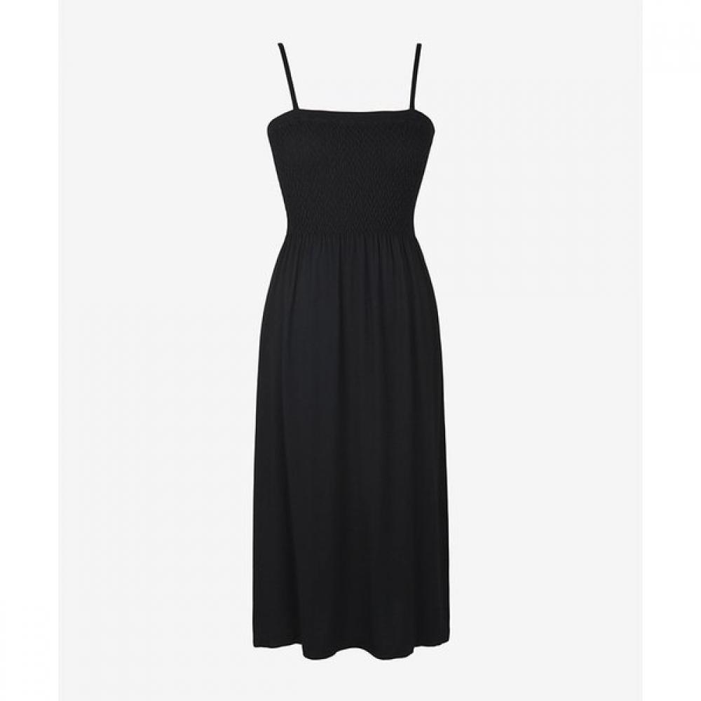 Modal Summer Two Way Tube Top Dress Black Nfwsd5300
