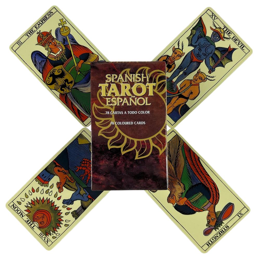 Española Tarot of Marseille The Star Oracle Deck Spanish Card Set Divine Guidance Family Party Game