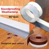 Dust proof Bathroom Door Bottom Sealing Strips Water Baffle Glass Door Weatherstrip Window Seal