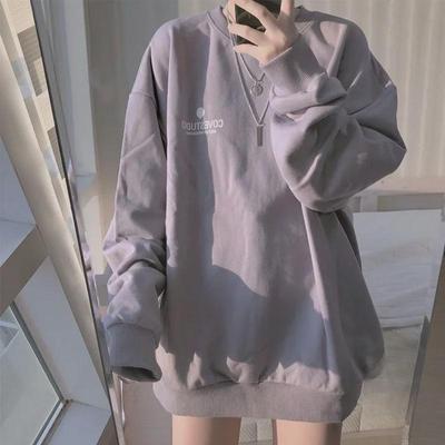 Dicker Plüsch-Oversize-Pullover im Harajuku-Stil für Damen - Koreanisch und Hongkong-inspiriertes Freizeit-Oberteil
