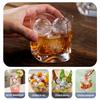 4/9 Grid  Football Theme Ice Cube Mold Silicone Kitchen Ice Cube Make Tray Barware Round Ice Cube Molds For Beer Cocktail