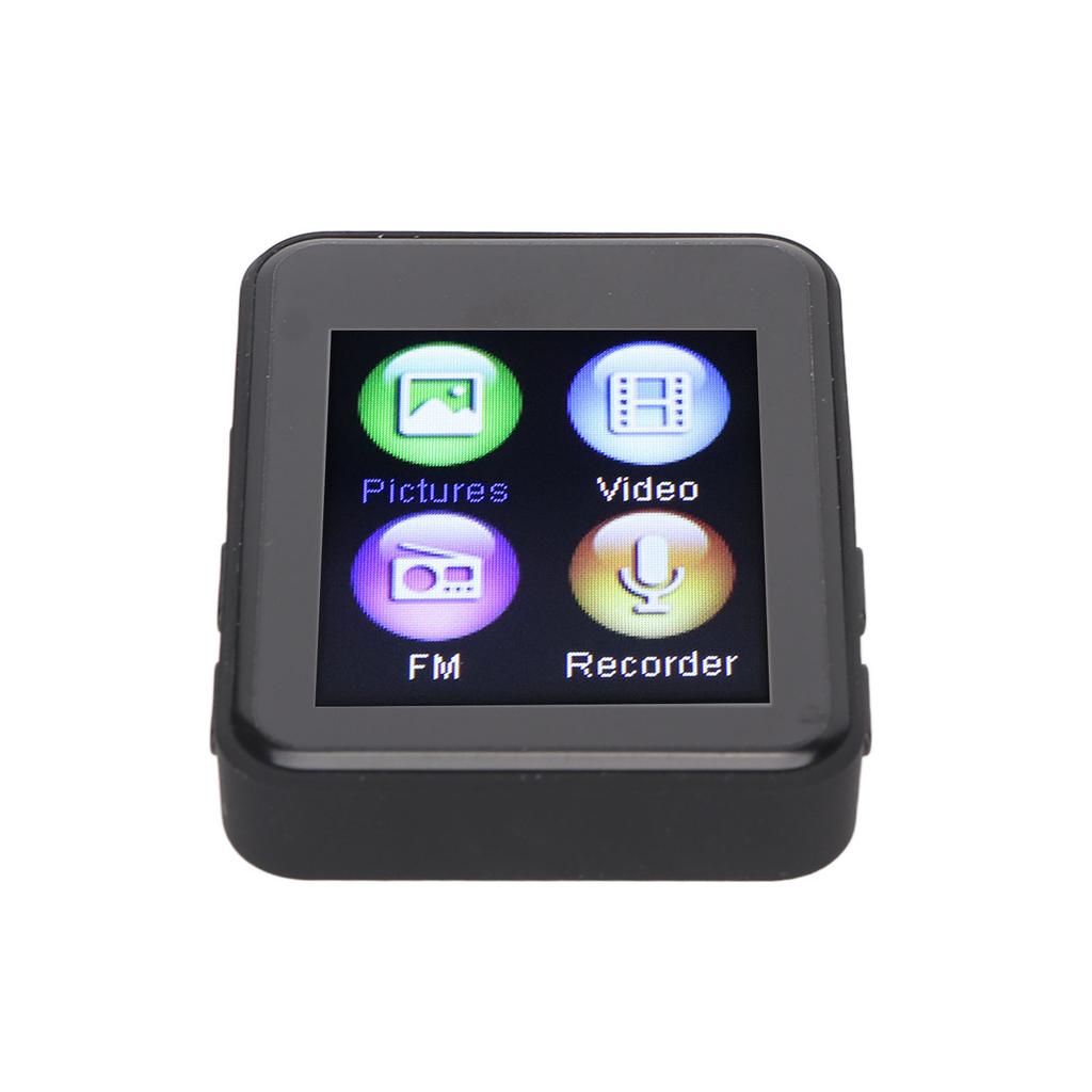 MP3 Player 1.77 Inch TFT Color Screen Multifunction Bluetooth 5.0 Portable HiFi Music Player for Running Gym Walking