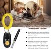 New Pet Dog Training Adjustable Whistle Ultrasonic Dog Whistle with Keychain for Dog Pet Clicker
