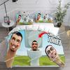 Game Skibidi Toilet Arale Bedding Set Print With Pillowcase Bed Duvet Cover Soft Single Double Queen Super King Size Kids Adult