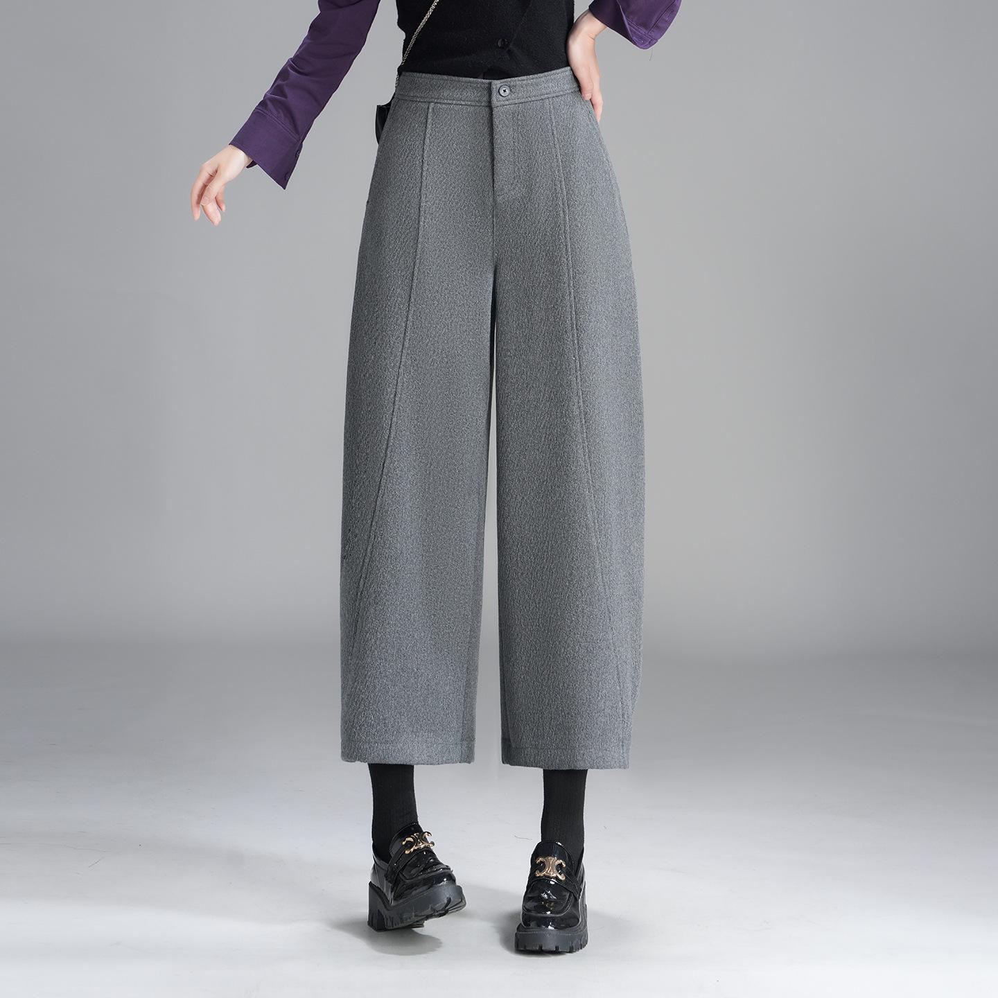 

Versatile Women s High-Waisted Slimming Wide-Leg Pants - 2025 Autumn/Winter Trend 3XL /31 [Recommended for 135-145 lbs]
