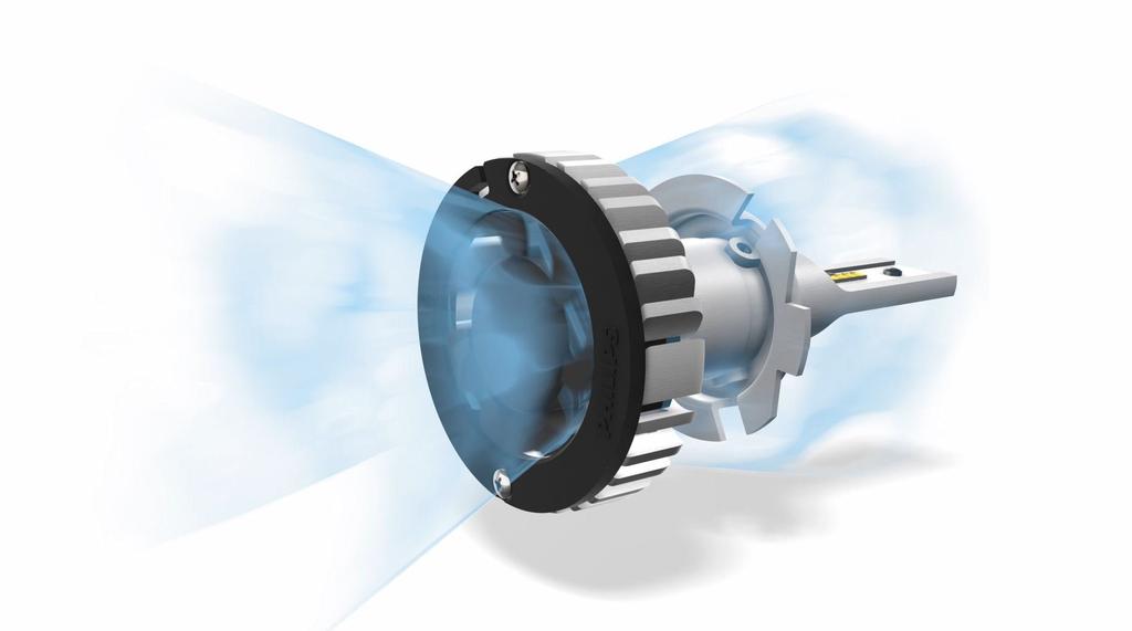 Philips Automotive Bulb Light LED Headlight 6000K 3520lm 12V 22W Extreme Ultinon Vehicle Inspection Compatible 3 Year Warranty 2 Pieces PHILIPS