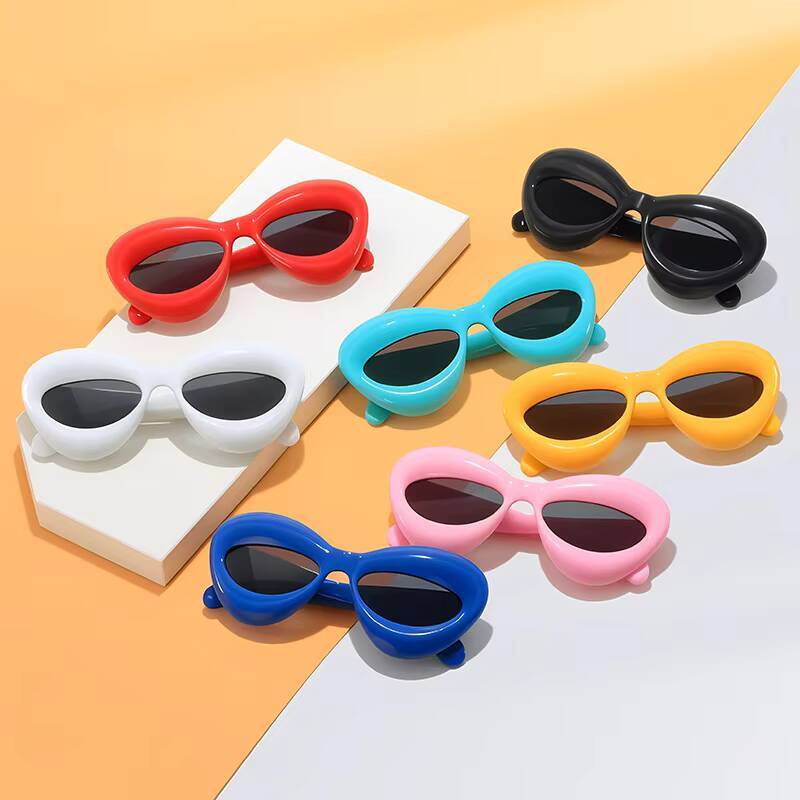 2026 Hip Hop Funny Cute Candy Color Fun Trendy Children's Sunglasses Bread Inflatable Glasses