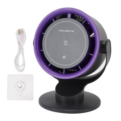 Tischventilator Batteriebetrieben USB Wiederaufladbar Persönlicher Ventilator Leise Klein Tragbarer Ventilator 100 Geschwindigkeiten
