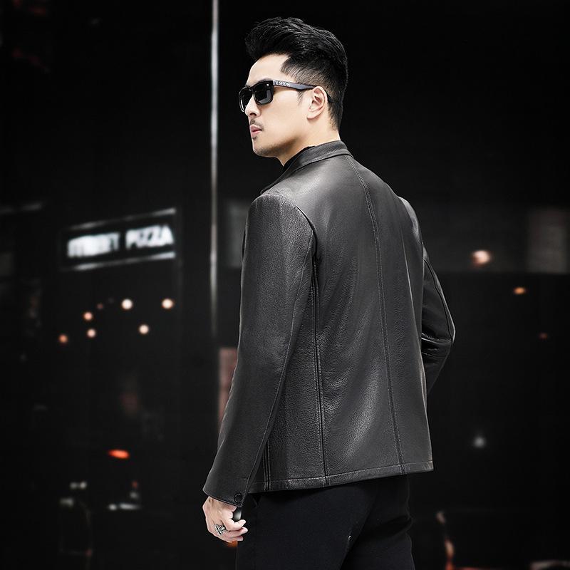 Куртки из натуральной кожи для мужчин на осень и зиму — фото 3