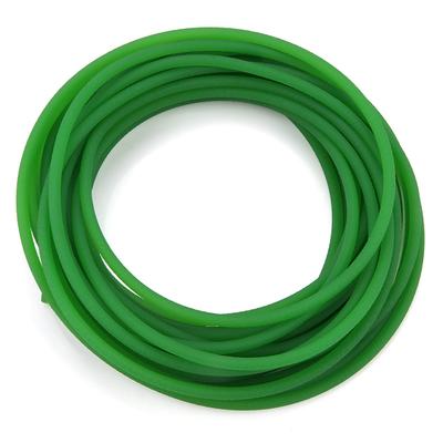 Green Rough Surface PU Polyurethane Round Belt for Drive Transmission(5mm*10m)