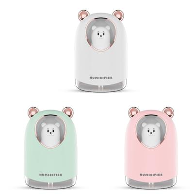 Cute Shaped Portable 300ml Electric Air Humidifier Usb Cool Mist Sprayer With Atmosphere Night Light For Home Car