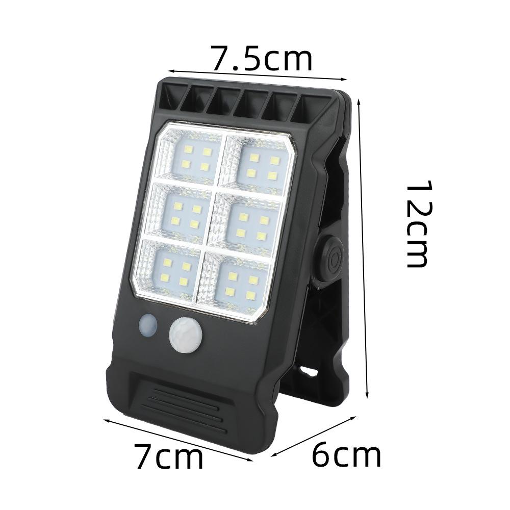 Outdoor Solar LED Sensor Wall Light for Courtyard - No Drilling Needed