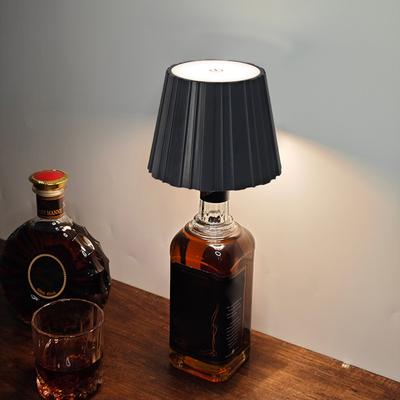 Wireless Bottle Lamp LED Wine Bottle Lamp 3 Colors Dimmable 2000mAh LED Table Lamp Rechargeable Vases Led Light