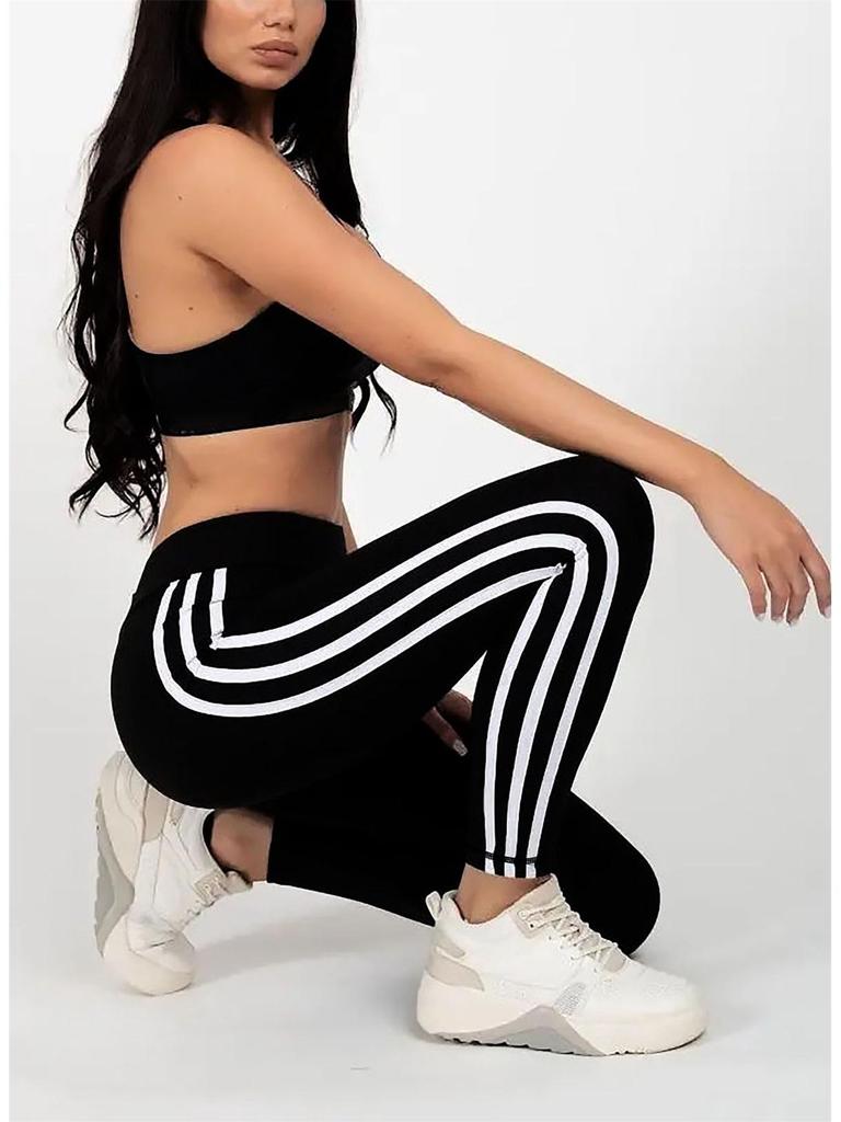 Women’s High-Waist Solid Color Yoga and Fitness Pants