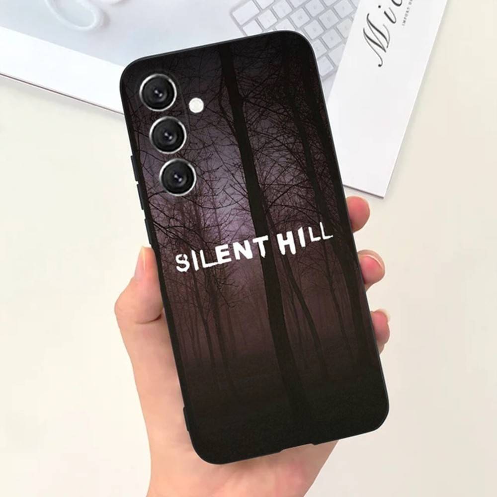 Horror Games Silent Hill Phone Case Phone Case For Samsung S25,S24,S21,S22,S23,S30,Ultra,S20,Plus,Fe,Lite,Note,10,5G Black Cover