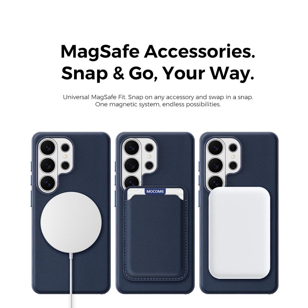 Applicable to Samsung S26Ultra technology cloth mobile phone case magnetic suction s25ultra creative fabric matte protective cover 24