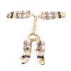 Reflective Stripe Dog Boot Leggings Waterproof Dust-proof Pants Adjustable Full Leg Protection Pet Strolling Going Out Clothes for All Seasons