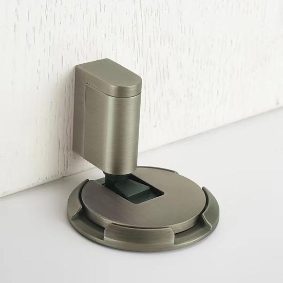 Mechanical Door Stopper Wall Protector Heavy Duty Zinc Alloy Adjustable