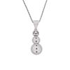 Snowman Zircon Pendant: Hip Hop Jewelry & Rap Accessory
