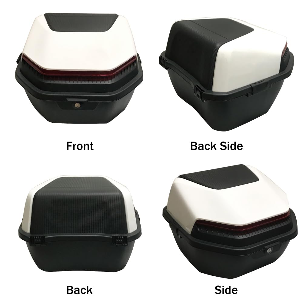 Motorcycle Rear Box Robox Top Case 34L White