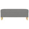 349376 vidaXL Banc Gris foncé 100x35x41 cm Tissu