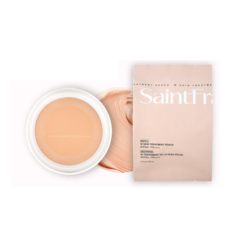 saintfran double w skin nude edition cushion refill 12g